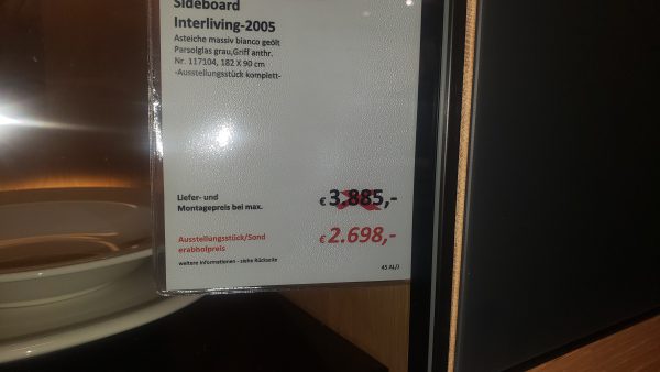 Sideboard Interliving- 2005 – Bild 13
